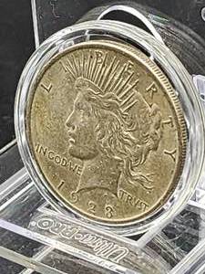 lot 104 image: United States 1923 Peace Silver Dollar Coin