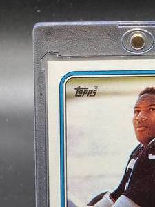 lot 86 image: 1988 Topps Football Bo Jackson Rookie Card #327