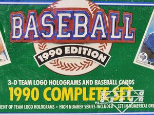 lot 133 image: Factory Sealed 1990 Upper Deck Baseball Card Set