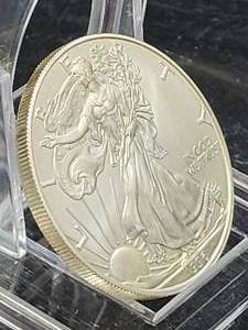 lot 144 image: Uncirculated 1996 American Eagle 1 oz. Fine Silver Dollar