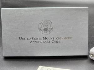 lot 173 image: U.S. Mint 1991 Mount Rushmore Anniversary Coin Proof Set