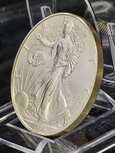 lot 207 image: U.S. Mint 1996 Silver American Eagle Dollar Coin
