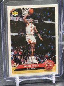 lot 187 image: (3) Assorted Michael Jordan Basketball Cards
