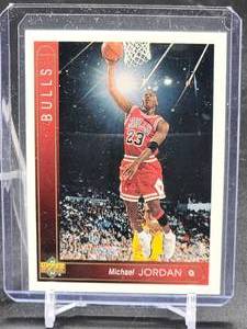 lot 193 image: (3) Assorted Michael Jordan Basketball Cards
