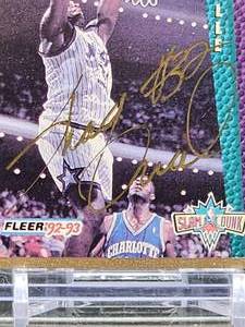 lot 183 image: 1992-93 Fleer Basketball Card #298 Autographed by Shaquille ONeal