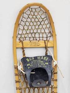 lot 267 image: Set of Vintage Viking Wooden Snowshoe Mfg. Made in Michigan