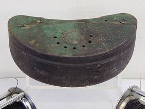 lot 268 image: (2) Vintage Fishing Reels and (1) Vintage Metal Bait Box
