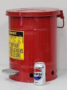 lot 356 image: Justrite Oily Rag Waste Can