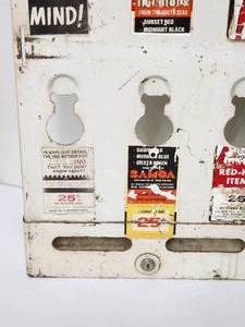 lot 355 image: Vintage Gas Station Condom dispenser