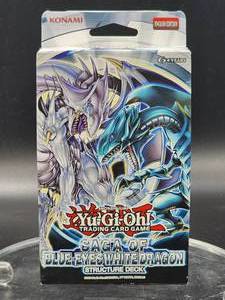 lot 374 image: 2002 Konami Yu-Gi-Oh Saga of Blue Eyes White Dragon Trading Cards