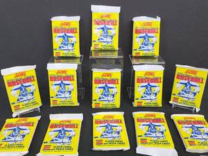lot 339 image: Old New Stock Factory Sealed 18 Packs of 1990 Score Baseball Cards
