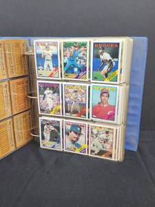 lot 331 image: Sports Card Album Containing a Complete 1988 Topps Baseball Card Set