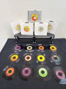 lot 394 image: (17) Vintage 7 45 RPM Records by The Beach Boys