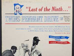 lot 404 image: (3) Vintage Minnesota Twins Playoff and World Series Vinyl Albums