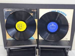 lot 402 image: (2) Vintage Lone Ranger Vinyl Albums