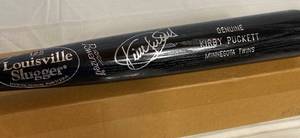 lot GB12 image: Minnesota Twin Kirby Puckett Memorabilia