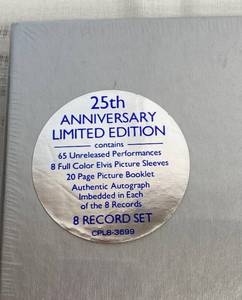 lot GB30 image: Elvis 25th Anniversary Limited Edition Collection of 8 Records