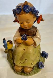lot GB88 image: Set of 3 Hummel Figurines - The Botanist, Accordion Boy & Stormy Weather
