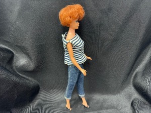 lot 98 image: Barbie Bubblecut Wearing Jeans and Striped Top