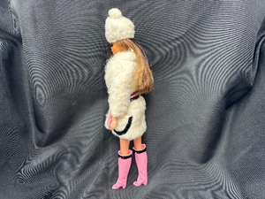 lot 137 image: Talking Barbie Wearing Lamb N Leather Outfit Non Working Bendable Legs