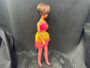 lot 238 image: Vintage Barbie in Bright Pink and Yellow Outfit