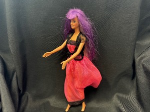 lot 246 image: Vintage Watercolor Blonde and Purple Barbie