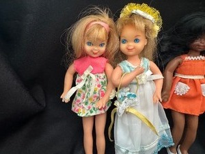 lot 286 image: Lot of Four Tutti Sized Dolls by Mattel