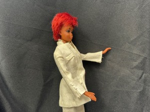 lot 309 image: Vintage Julia Black Barbie Wearing Original Outfit with Bendable Legs