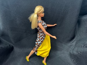 lot 352 image: Vintage PJ Barbie Wearing Leisure Leopard Outfit with Bendable Legs
