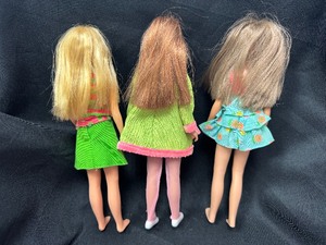 lot 398 image: Lot of Three Vintage Skooter Dolls