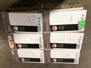 29 Boxes of TrafficMaster Light Grey Travertine 4 MIL x 12 in. W x 24 in. L Peel and Stick Water Resistant Vinyl Tile Flooring (20 sqftcase)  Customer Returns See Pictures