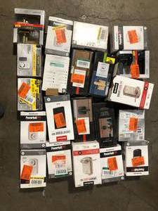 Lot of Assorted Door Locks and Handles Various Models and Conditions  Customer Returns See Pictures