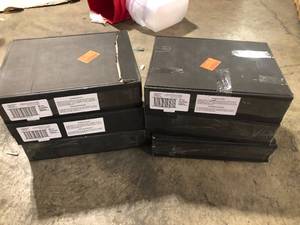 6 Boxes of MSI Portico Pearl Arabesque 11 in. x 15 in. Glossy Ceramic Mesh-Mounted Mosaic Tile (11.7 sq. ft.  case)  Customer Returns See Pictures