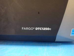 lot 3 image: Fargo&nbspDTC1250E Single Side ID Printer  No cables