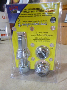 Valley Interchangeable Trailer Ball System