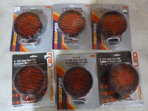 6 Road Pro 4 LED StopTurnTail Grommet-Mount Lights