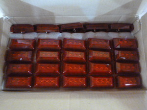 Box of Red ClearanceMarker Lights
