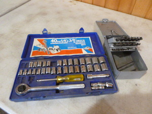 Socket Set and Drill Bits