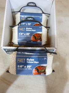 3 Spools of Reese Nylon Twisted Rope