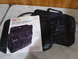 2 Road Pro Leather-Like Soft-Sided Briefcases