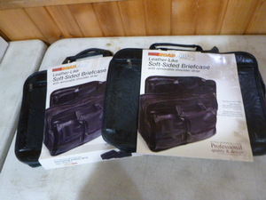 2 Road Pro Leather-Like Soft-Sided Briefcases