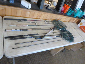 5 Fishing Rod with 2 Landing Nets