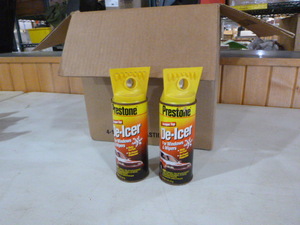 12 Cans of Prestone De-Icer