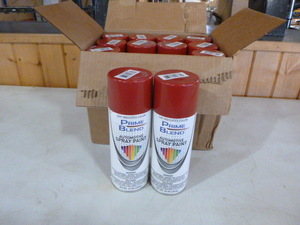 12 Cans of Prime Blend Automotive Spray Paint