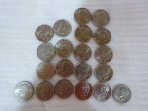 20 One Dollar US Coins