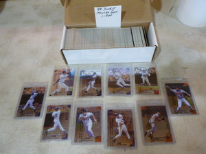 1999 Finest Baseball Master Set Baseball Cards