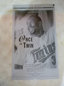 Kirby Puckett Printers Plate