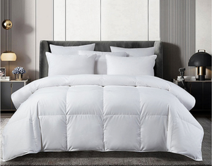 New Beautyrest 300 Thread Count Cotton Sateen European Down Comforter - King