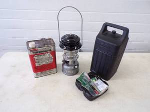 Coleman Dual Fuel Lantern with fuel and case