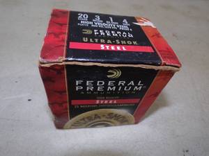 20 GA 3  4 Shot Shotgun Shells Full Box